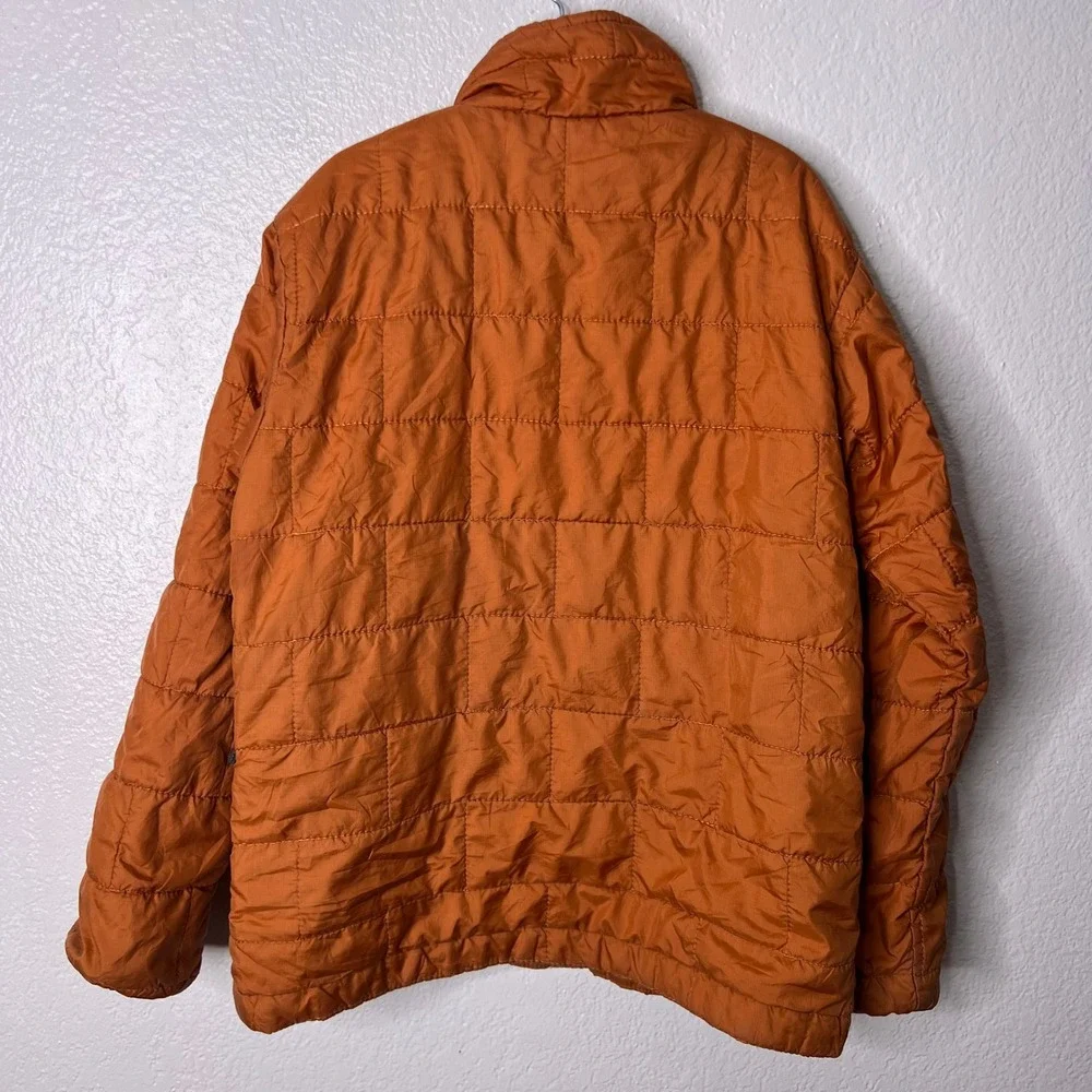 Patagonia Kids Nano Puff Insulated Puffer Jacket Burnt Orange Full Zip